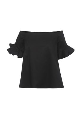 LOST INK  BARDOT FRILL SLEEVE TOP